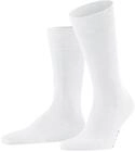 FALKE Herren Socken Family M So nachhaltige Baumwolle einfarbig 1 Paar, Wei&szlig; White