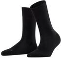 FALKE Damen Socken Sensitive London W So Baumwolle mit Komfortbund 1 Paar, Schwarz