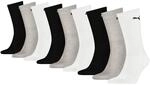 PUMA 9 Paar Everyday Crew Socken Sportsocken Tennis Socken Gr. 35-46 Unisex,