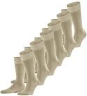 FALKE Herren Socken Happy Multipack M So Baumwolle einfarbig 6 Paar, Beige Sand