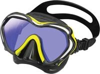 TUSA Paragon S Tauch-Maske Einglas UV Filter Profi (Flash Yellow)