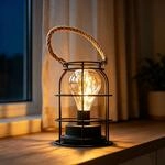 SALCAR LED Laternen licht mit Kupferschnur, Tragbare LED Camping Lampen mit