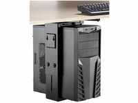 Speaka Professional PC Halterung Untertisch, Vertikal SP-6353552 Schwarz...