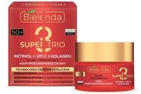 Bielenda SUPER 3 Trio Retinol + Vit C+ Kollagen 50+ 50 ml