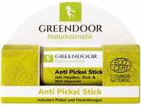 GREENDOOR Anti Pickel Stick 10g, schnelle Akut Hilfe bei Pickeln, Hautrötungen,
