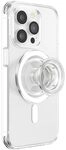 PopSockets Handy-Grip f&uuml;r MagSafe, Magnetischer Halter, Handyst&auml;nder, Clear - Clear