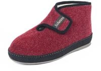 SCHAWOS Damen Gef&uuml;tterter Filz Hausstiefel 2060, Warmer Winter Hausschuh Mit