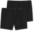 Schiesser Herren 2 Pack Boxershorts Baumwolle Jersey weich Multipack - Jerseyboxer,