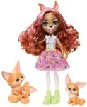 Enchantimals Filigree Fox und Tierfreunde - Puppe mit Fuchsaufdruck, Perk und 2