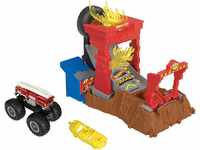 Hot Wheels Monster Trucks Arena Smashers 5-Alarm-Crash-Challenge-Spielset mit