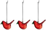 Iittala Mini- Glasv&ouml;gel 3er Set, aus mundgeblasenem Glas, in der Farbe Rot,...