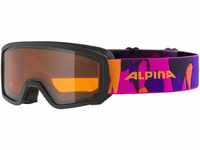 Alpina PINEY - Beschlagfreie, Extrem Robuste & Bruchsichere Skibrille Mit 100%