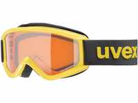 uvex Unisex Kinder, speedy pro Skibrille, yellow-black/lasergold, one size