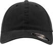 Flexfit Kappe Garment Washed Cotton Dad Hat, Black, L/XL, 6997