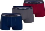 Tommy Hilfiger Herren 3er Pack Boxershorts Trunks Unterw&auml;sche, Mehrfarbig (Ds