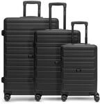 REDOLZ Hartschalen Koffer-Set 3-teilig | Leichte Reise-Trolleys aus hochwertigem,