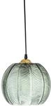 Bloomingville H&auml;ngeleuchte Adar, Farbe Gr&uuml;n, aus Glas, D22xH20 cm, 40 W,
