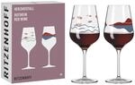 RITZENHOFF 6161001 Rotweinglas 500 ml - Serie Herzkristall - 2er Set mit Motiv...
