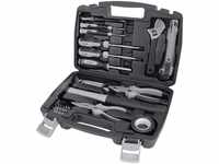 Amazon Basics - Werkzeug-Set für den Haushalt, Stahllegierung, 32 Teile, Schwarz /