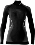UYN Damen Evolutyon Langarmshirt, Blackboard/Anthracite/White, XL EU