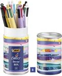 BIC 4 Farben Kugelschreiber Set 4 Colours, 8er Stifte Set in verschiedenem Design,