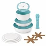 NEOFLAM&reg; - Midas Plus Topf- und Pfannen-Set mit abnehmbarem Griff, 8-teilig,