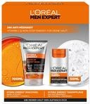 L'Or&eacute;al Men Expert Pflegeset gegen m&uuml;de Haut f&uuml;r M&auml;nner, Geschenkset mit Waschgel