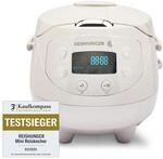 REISHUNGER Digitaler Reiskocher klein, grau | 0,6 L bis 3 Personen 