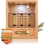 Artsauna Infrarotkabine Kiruna160 mit 6 Vollspektrum- & 3 Fl&auml;chenstrahler, 3