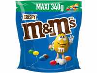 M&M'S Crispy, Schokolinsen mit Knusperkern, Schokolade, 1 Packung (1 x 340g)