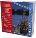 Konstsmide LED Baummantel mit Ring &Oslash; 15, mit Globes, 8 Str&auml;nge &agrave; 50 Dioden,