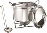 Spetebo Feuerzangenbowlen Set aus Edelstahl 3,5 Liter - 5-teilig -...