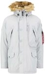 Alpha Industries Polar Jacket Winterjacke f&uuml;r Herren Pastel Grey