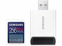 Samsung PRO Ultimate SD-Karte, 256 GB, UHS-I U3, Full HD & 4K UHD, 200 MB/s Lesen,