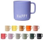 Design Letters Kaffeebecher mit Henkel HAPPY | Kaffeebecher Porzellan | Abitur 2026