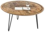 DEINE TANTE EMMA 83116S4 NAPOCA Mango Wood/Druck Couchtisch Beistelltisch