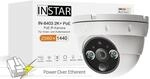 INSTAR IN-8403 2K+ PoE Weiss - LAN/PoE &Uuml;berwachungskamera mit KI (AI) - IP Kamera -