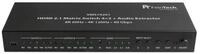 FeinTech VMS14201 HDMI 2.1 Matrix Switch 4x2 mit Audio Extractor 4 in 2 Out 8K 4K