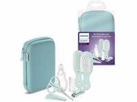 Philips Avent Babypflege-Set – Starter-Set mit 9 Zubehörteilen: Nagelknipser,