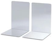 MAUL Buchst&uuml;tzen Aluminium Silber gl&auml;nzend Kratzfest 2er Set