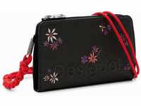 Desigual Women's Mone_Flor Yvette Emma 2.0 Bi-Fold Wallet, Black