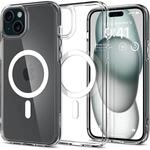 Spigen f&uuml;r iPhone 15 Ultra Hybrid MagFit H&uuml;lle [Anti-Yellowing] Case Handyh&uuml;lle