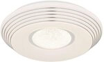 LED Deckenleuchte Fernbedienung dimmbar Wohnzimmerlampe Kristalle Deckenlampe