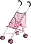 Zapf Creation 832547 BABY born Stroller mit Tasche - Faltbarer Puppenwagen mit Netz