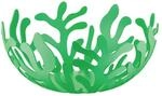Alessi Mediterraneo ESI01/21GR - Obstschale aus Edelstahl, Epoxidharzlackiert,