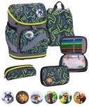 Belmil Premium Smarty Plus ergonomisches Schulranzen Set 5-teilig mit Patch Set 6