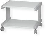 RS PRO Druckerst&auml;nder, 30kg max.Last, 2 Regale, B. 510mm, H. 380mm, T 440mm Metall