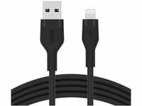 Belkin BoostCharge Flex Silikon-USB-A/Lightning-Kabel, 1 m, MFi-zertifiziertes
