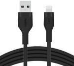 Belkin BoostCharge Flex Silikon-USB-A/Lightning-Kabel, 1 m, MFi-zertifiziertes
