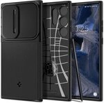 Spigen Optik Armor H&uuml;lle Kompatibel mit Samsung Galaxy S23 Ultra 5G -Schwarz